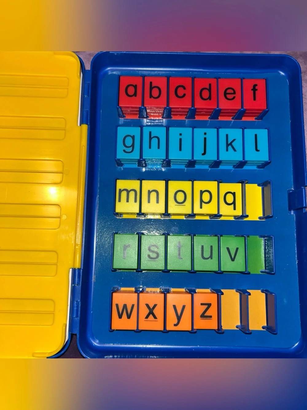 Spell Time Cadaco Set, 15 Card And 76 Letter Tiles